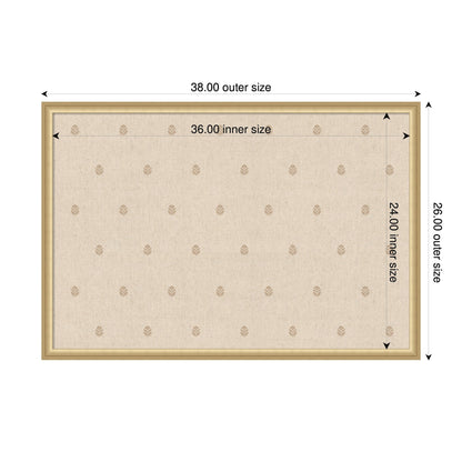 Pinboard Beige Botanical Block Print