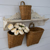 Hanging Chipwood Baskets With Woven Handle