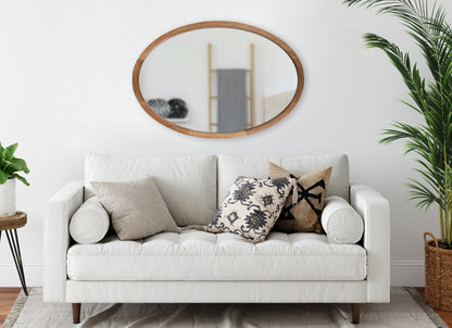 Hogan Oval Framed Mirror