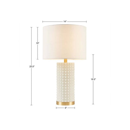 Grace Ivy Textured Dot Table Lamp