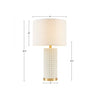 Grace Ivy Textured Dot Table Lamp