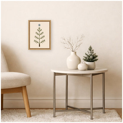 Scandinavian Tree by Laura Moss Framed Canvas Wall Art Print