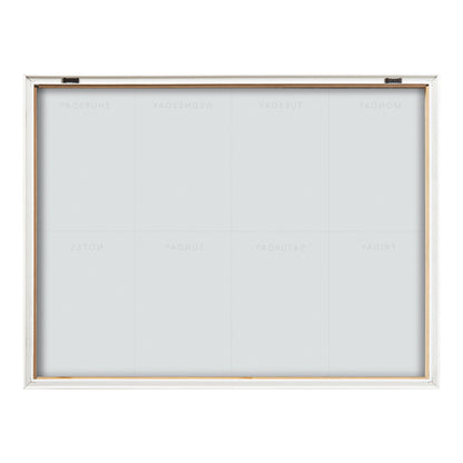 Blake This Week Framed Printed Glass by The Creative Bunch Studio