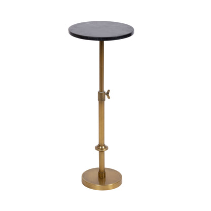 Engles Adjustable Marble Table and Plant Stand