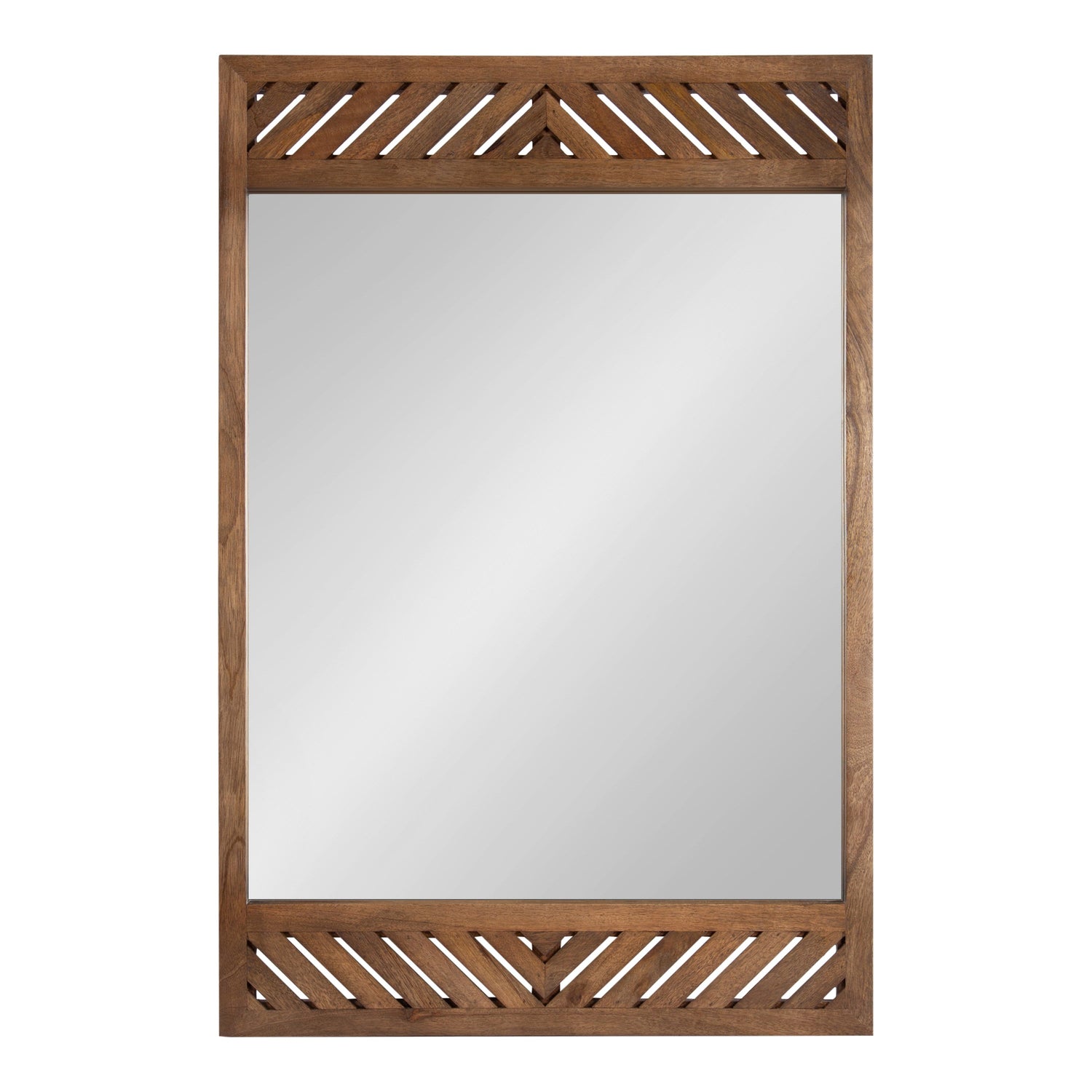 Mezzeta Wood Rectangle Wall Mirror
