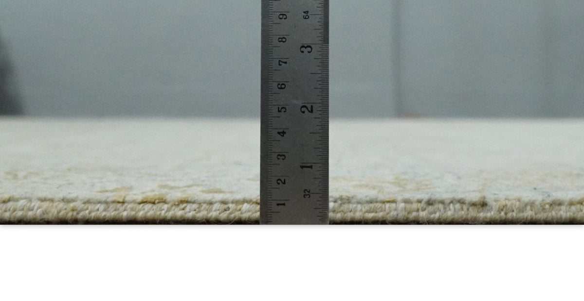 8x10 Fine Hand Knotted Beige and Gold Traditional Vintage Persian Style Antique Silk Rug