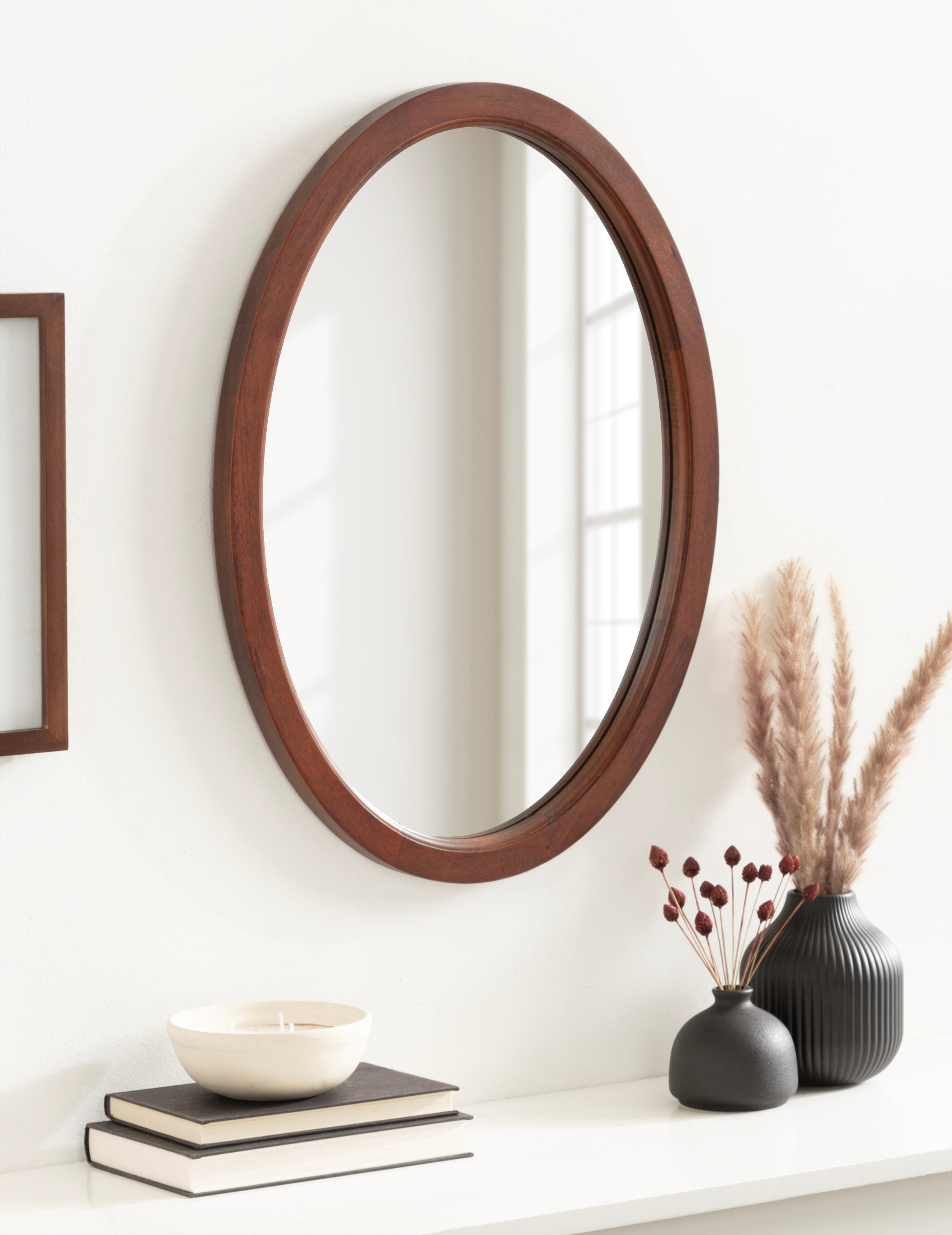 Hogan Oval Framed Mirror