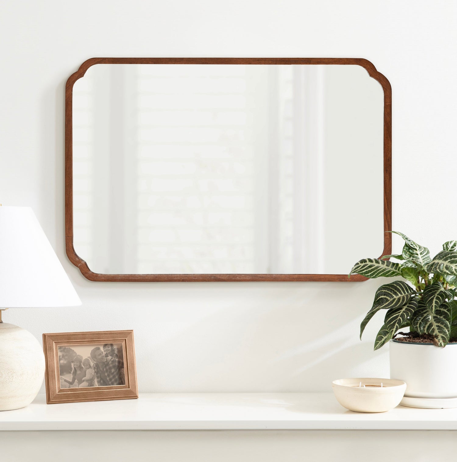 Marston Wood Framed Wall Mirror