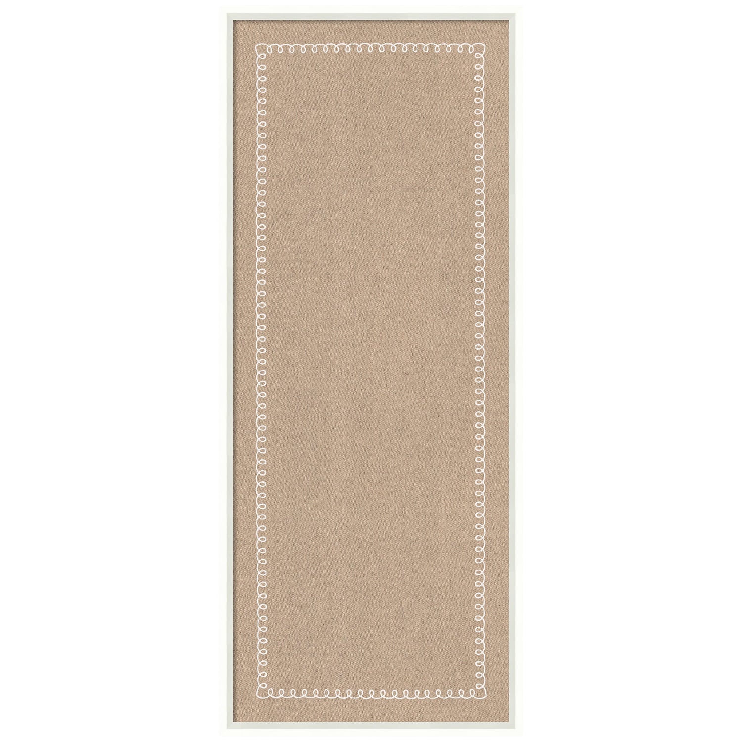 Pinboard White Scalloped Edge