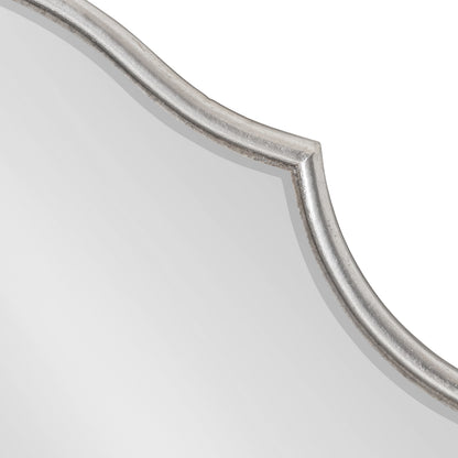 Leanna Scalloped Oval Wall Mirror