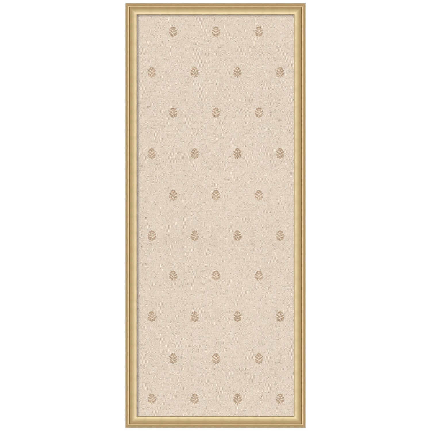 Pinboard Beige Botanical Block Print