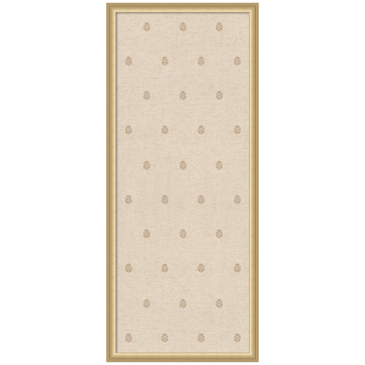 Pinboard Beige Botanical Block Print