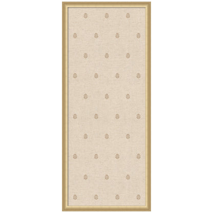 Pinboard Beige Botanical Block Print