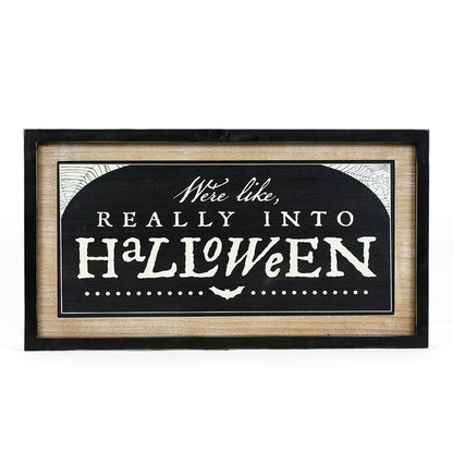 reversible wood frame sign (REALLY/GATHER)