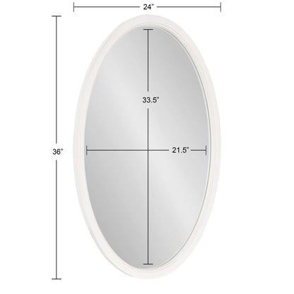 Hogan Oval Framed Mirror