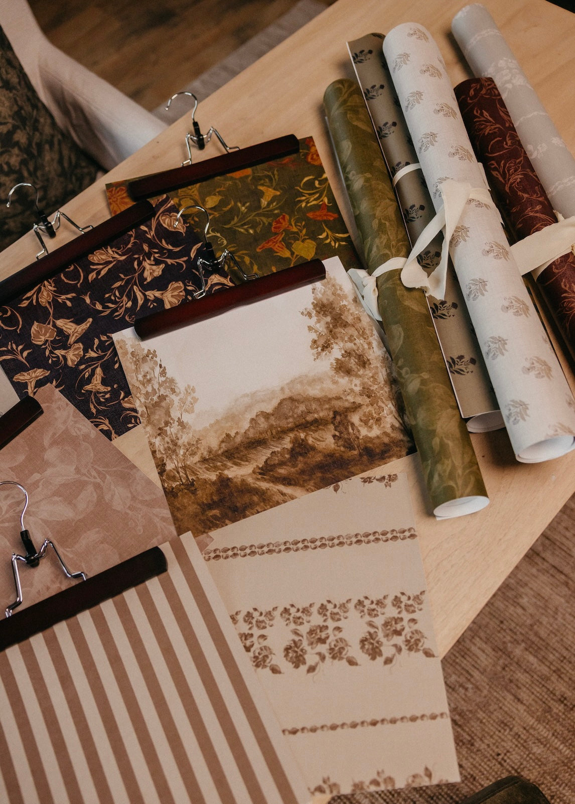 Ashbury Stripe Wallpaper by Safari Natalia x Taddy Mikelaites