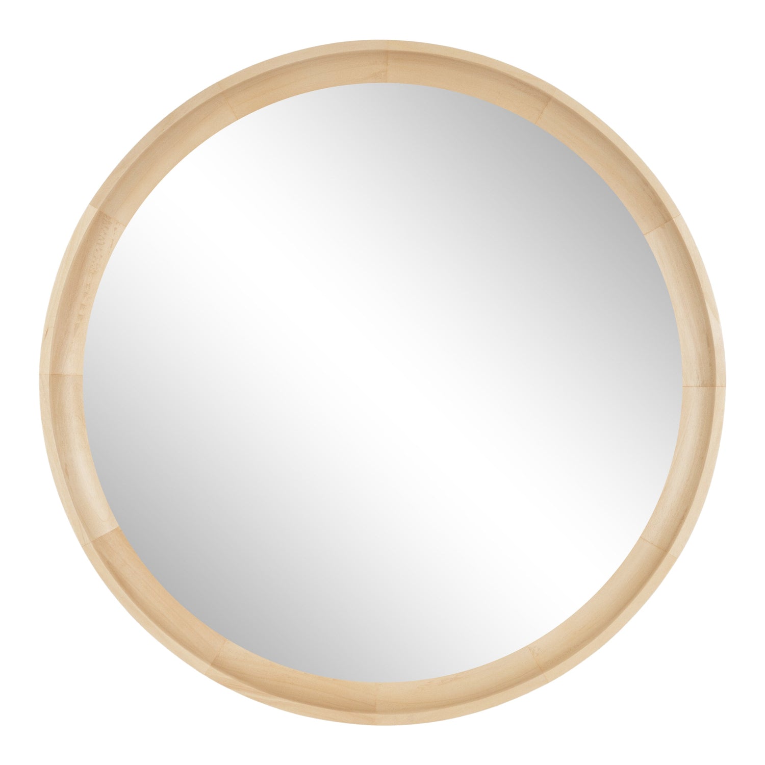 Hatherleigh Round Wood Wall Mirror