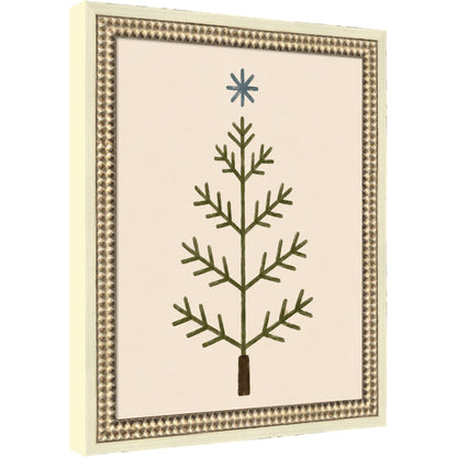 Scandinavian Tree by Laura Moss Framed Mounted Canvas Wall Art Print