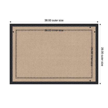 Pinboard Black Scallop Print