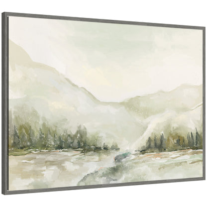 Sylvie Winter Landscape 6 Framed Canvas by Annie Quigley