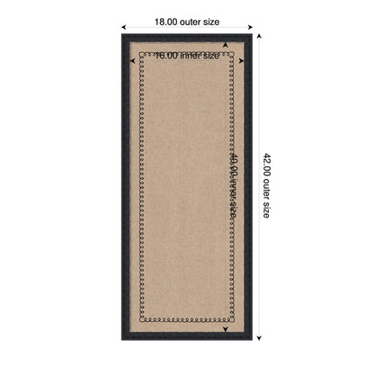 Pinboard Black Scallop Print