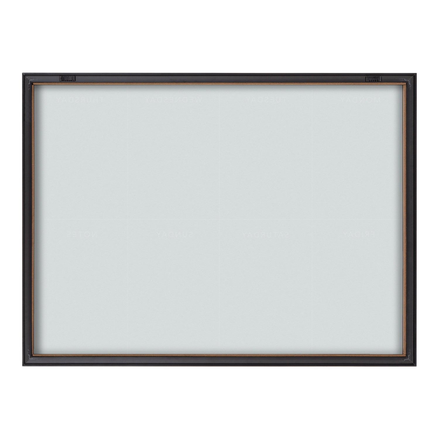 Blake This Week Teal Framed Printed Glass by The Creative Bunch Studio