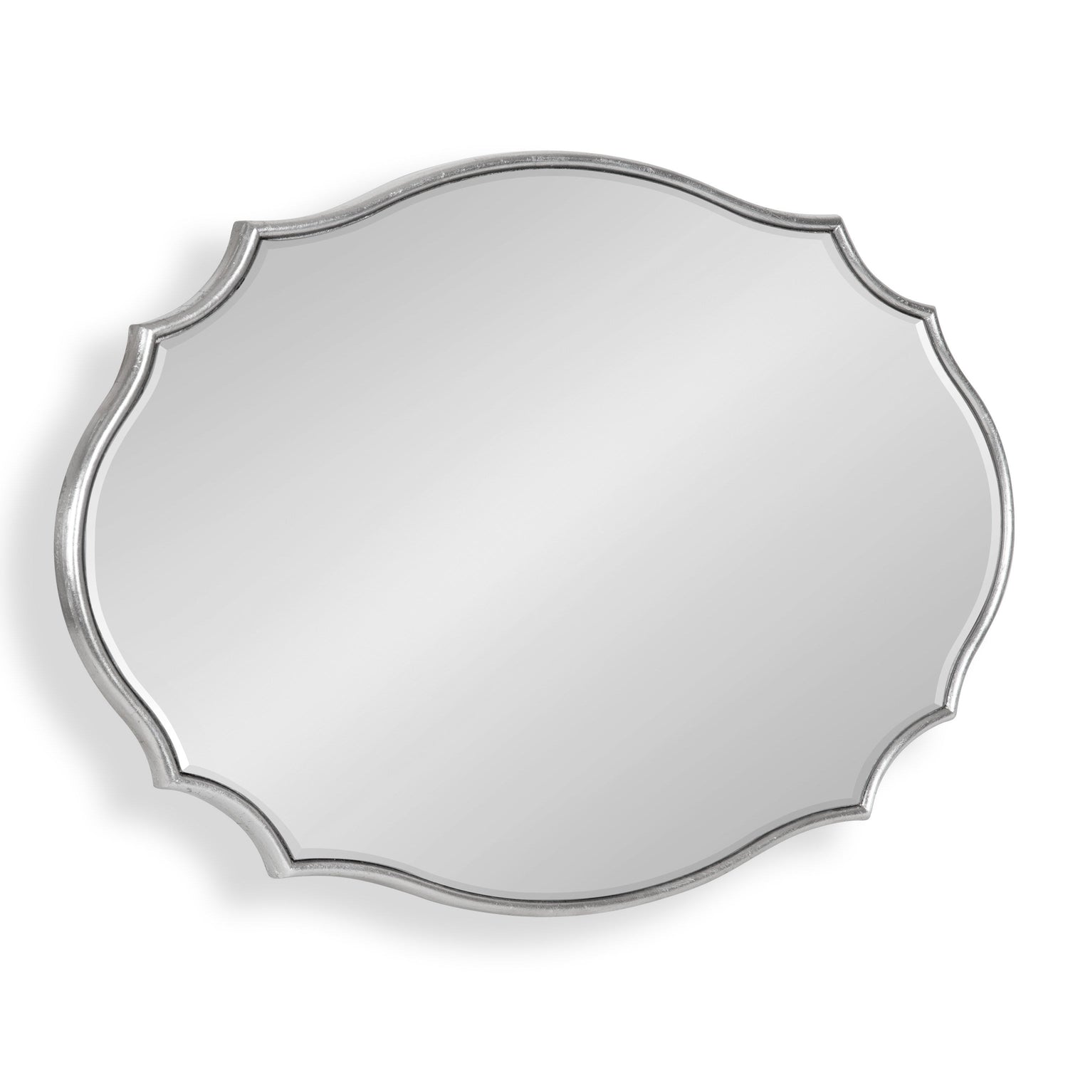 Leanna Scalloped Oval Wall Mirror