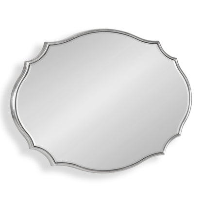 Leanna Scalloped Oval Wall Mirror