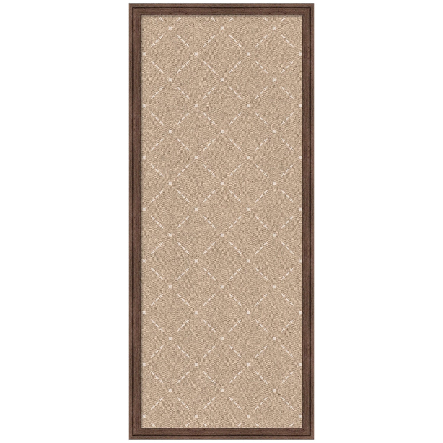 Pinboard Beige Lattice Pattern