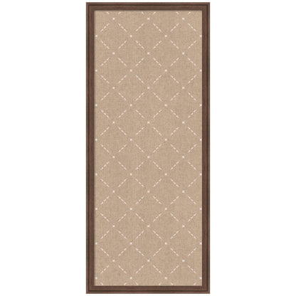 Pinboard Beige Lattice Pattern