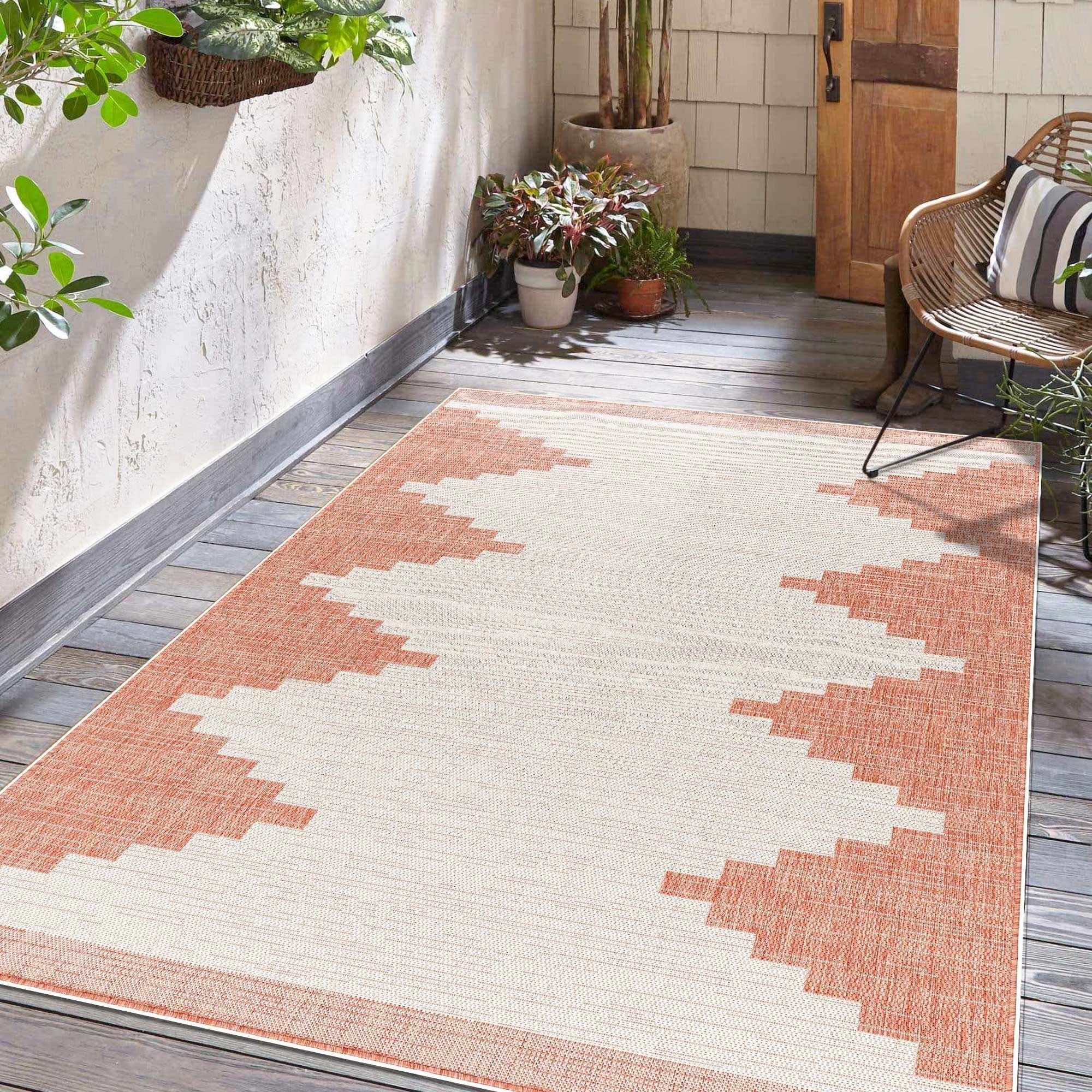 Djugun Peach Fuzz Indoor &amp; Outdoor Area Rug