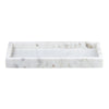 Rectangle Marble Tray - White