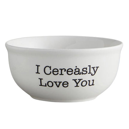 Ceramic Bowl - I Cereasly Love You (Set of 2)