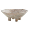 Footed Wooden Bowl - Small