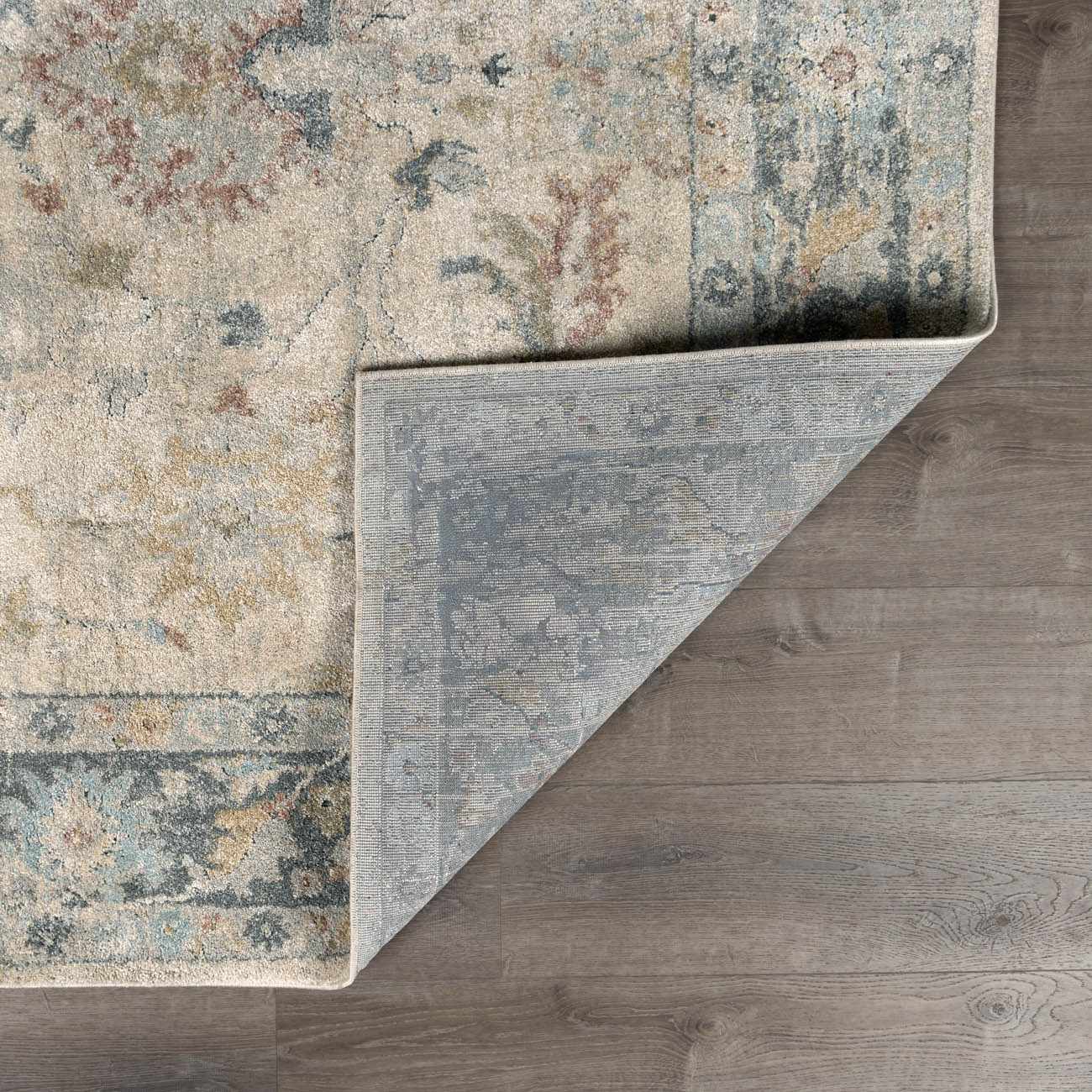 Ahmaud Beige &amp; Light Gray Thick Luxe Area Rug
