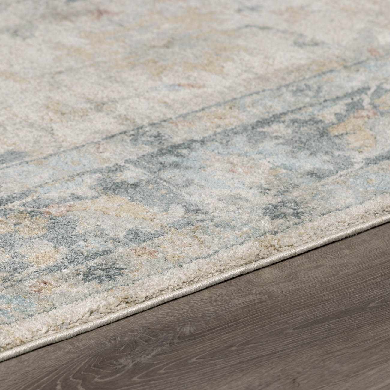 Ahmaud Beige &amp; Light Gray Thick Luxe Area Rug