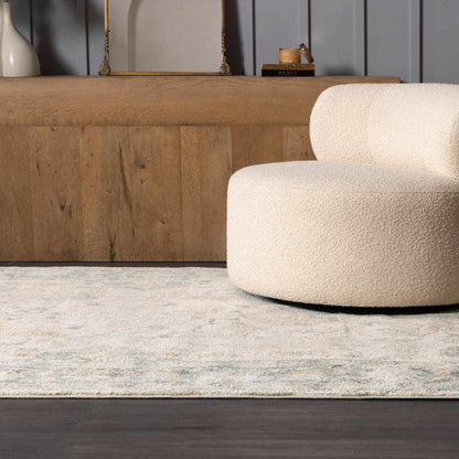 Ahmaud Beige &amp; Light Gray Thick Luxe Area Rug
