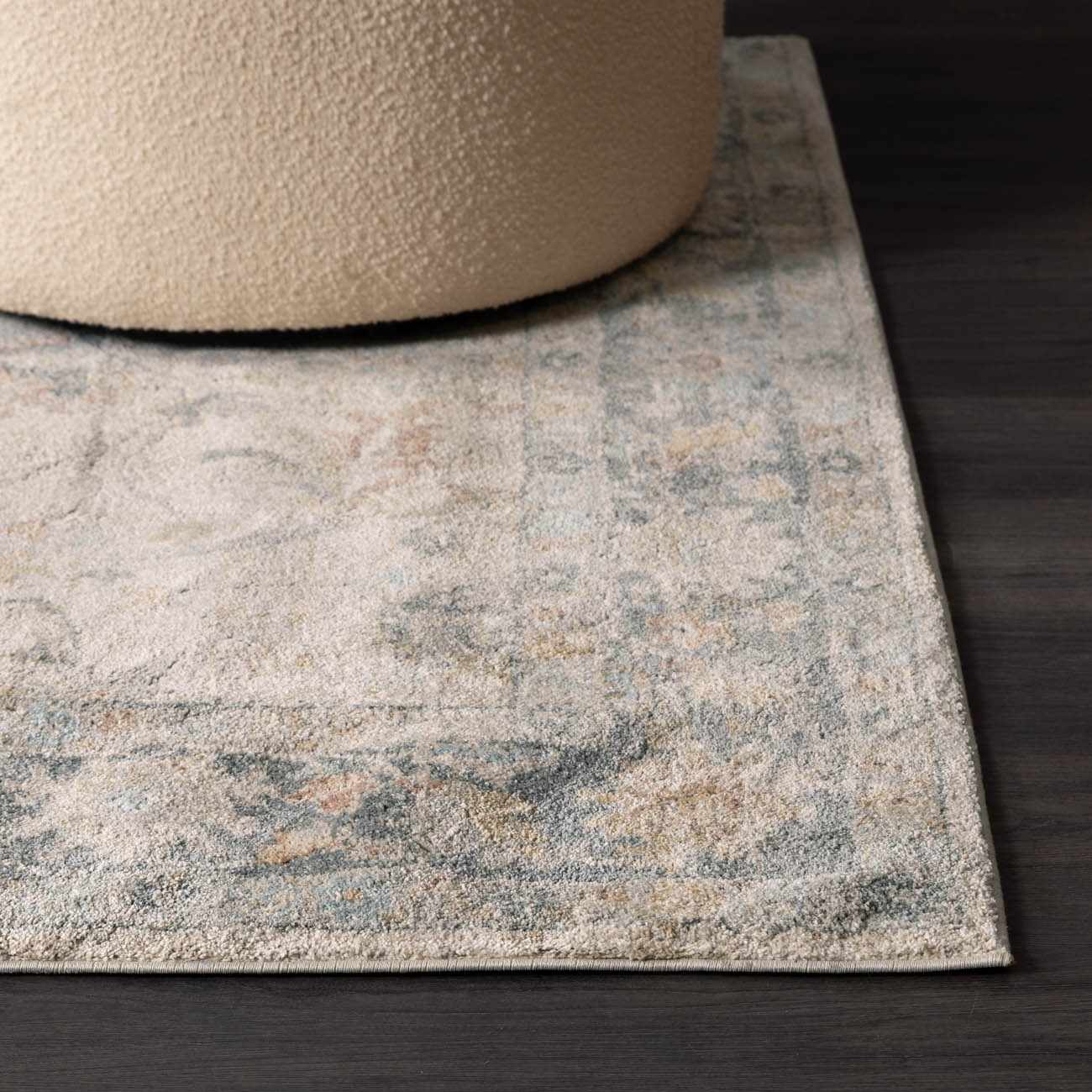Ahmaud Beige &amp; Light Gray Thick Luxe Area Rug