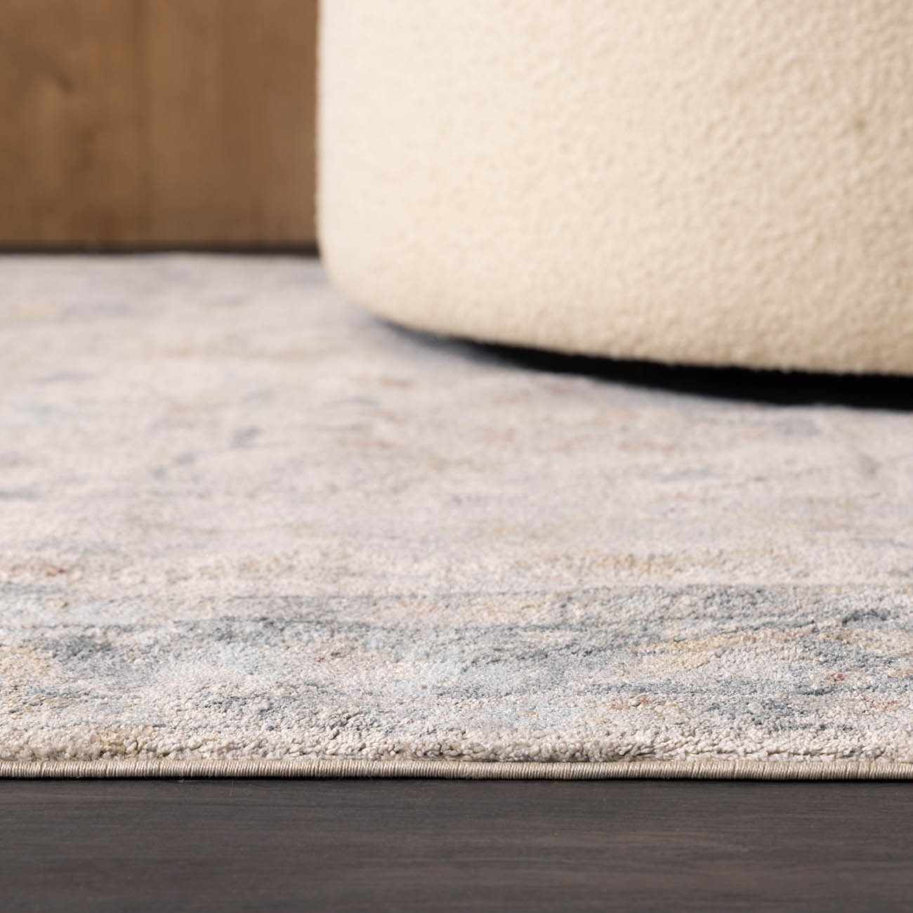 Ahmaud Beige &amp; Light Gray Thick Luxe Area Rug