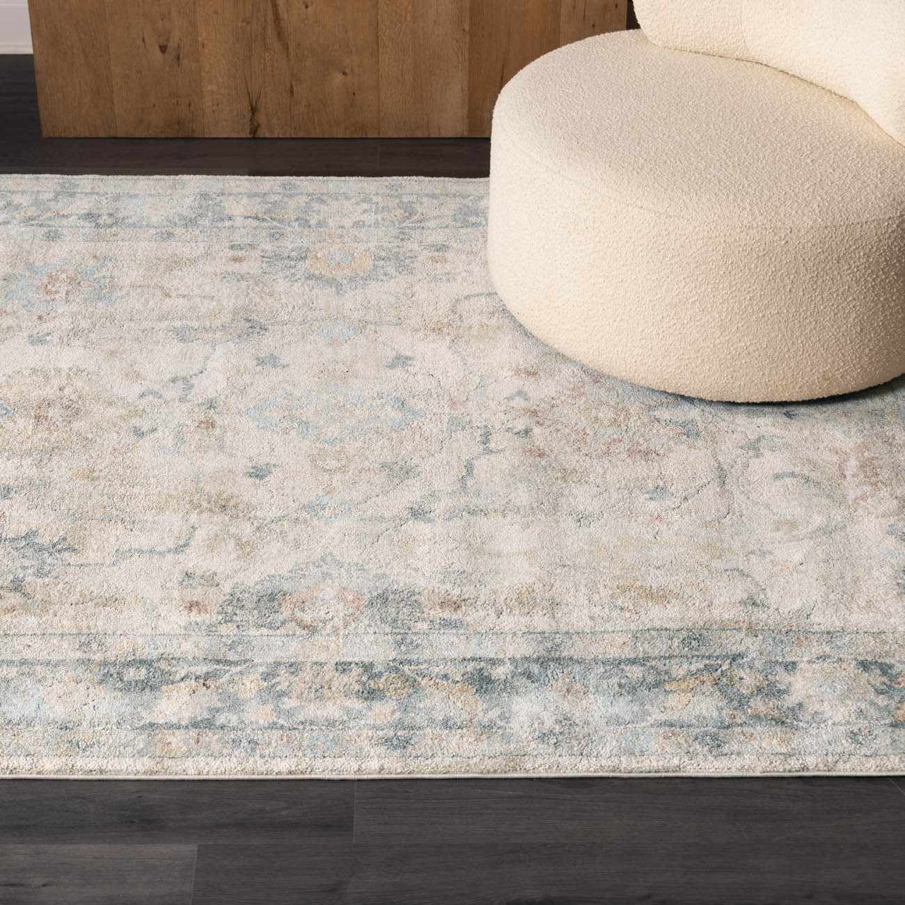 Ahmaud Beige &amp; Light Gray Thick Luxe Area Rug