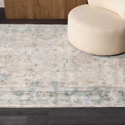 Ahmaud Beige &amp; Light Gray Thick Luxe Area Rug