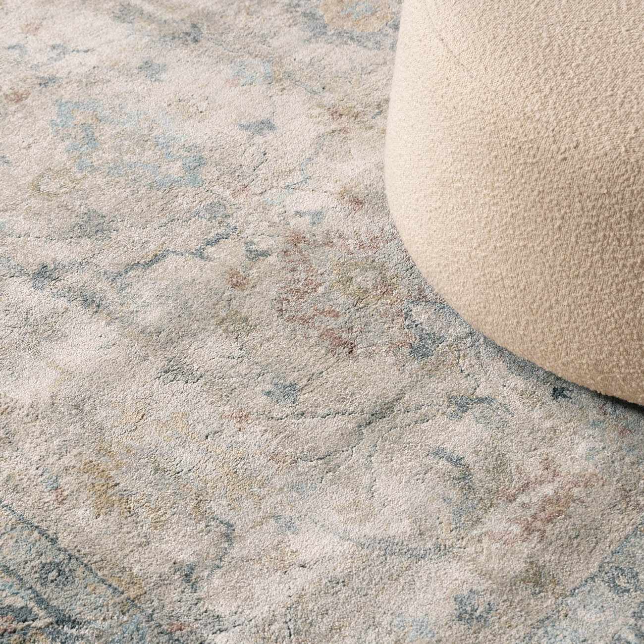 Ahmaud Beige &amp; Light Gray Thick Luxe Area Rug