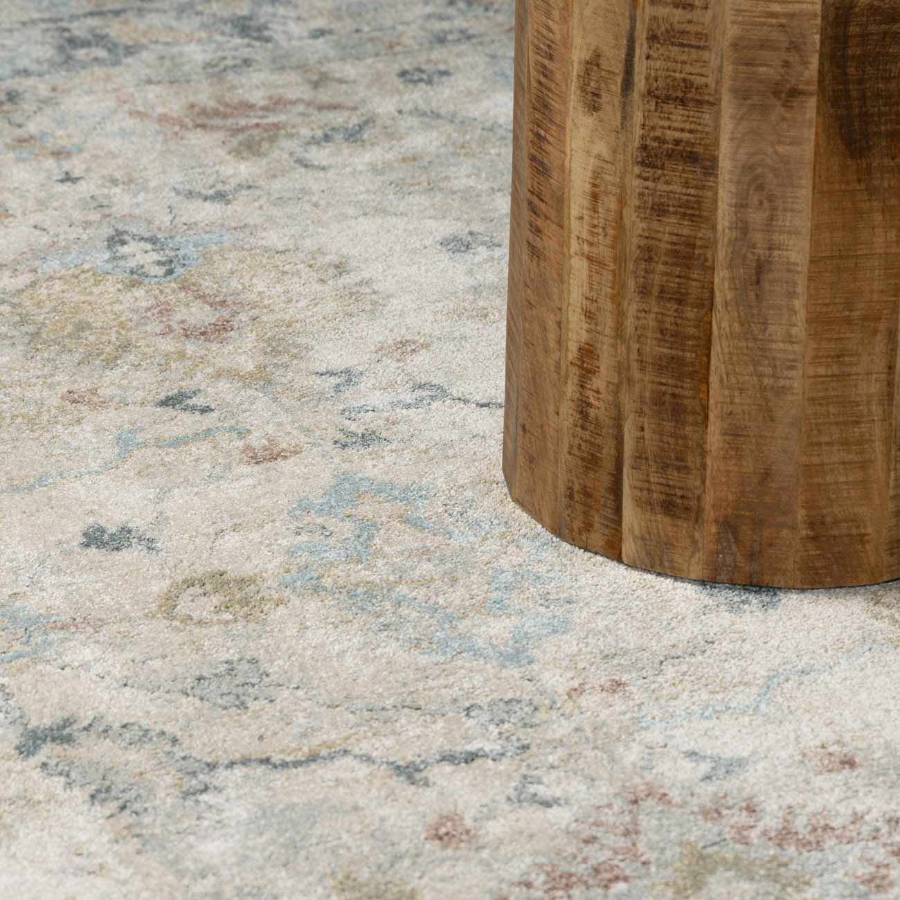 Ahmaud Beige &amp; Light Gray Thick Luxe Area Rug