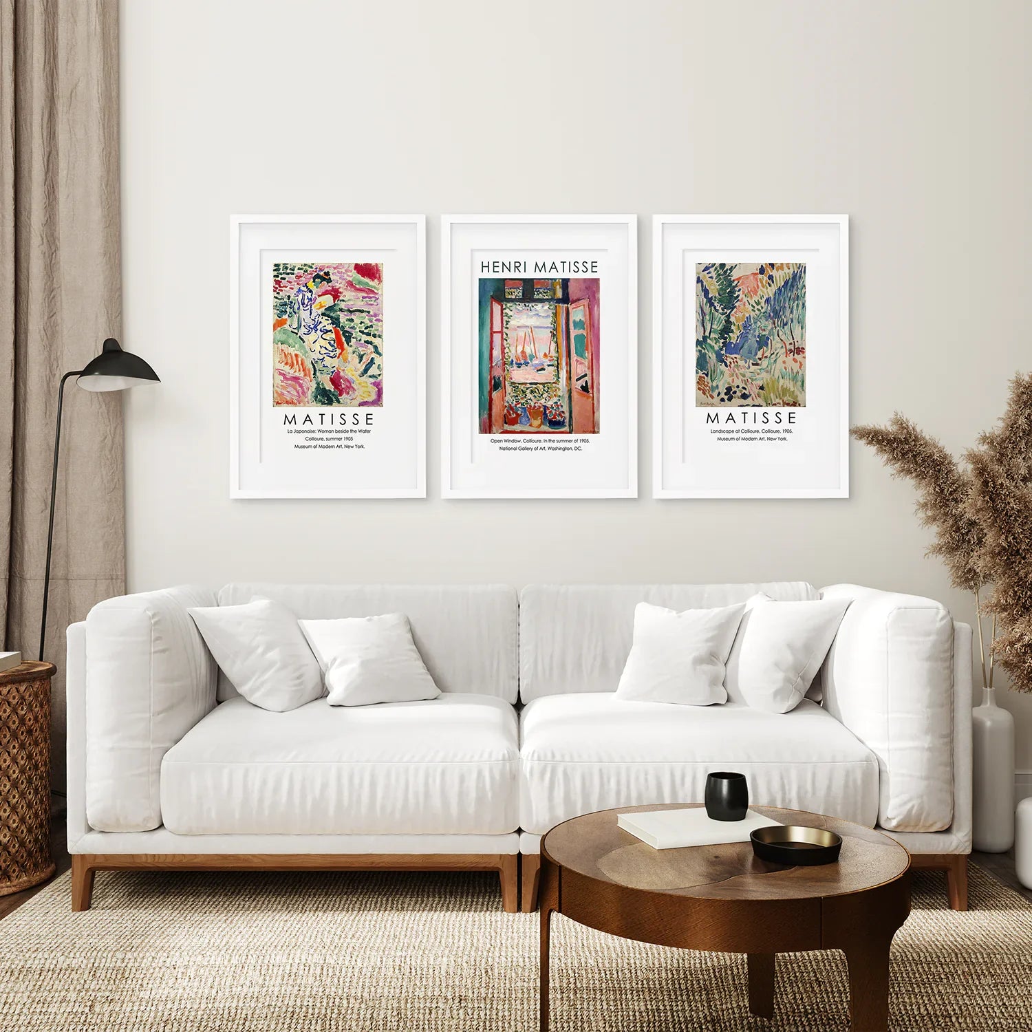 Vintage Henri Matisse Set of 3 Prints. Abstract Landscape