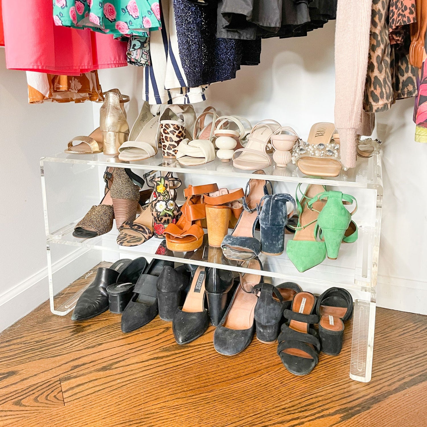 Acrylic Shoe Shelf