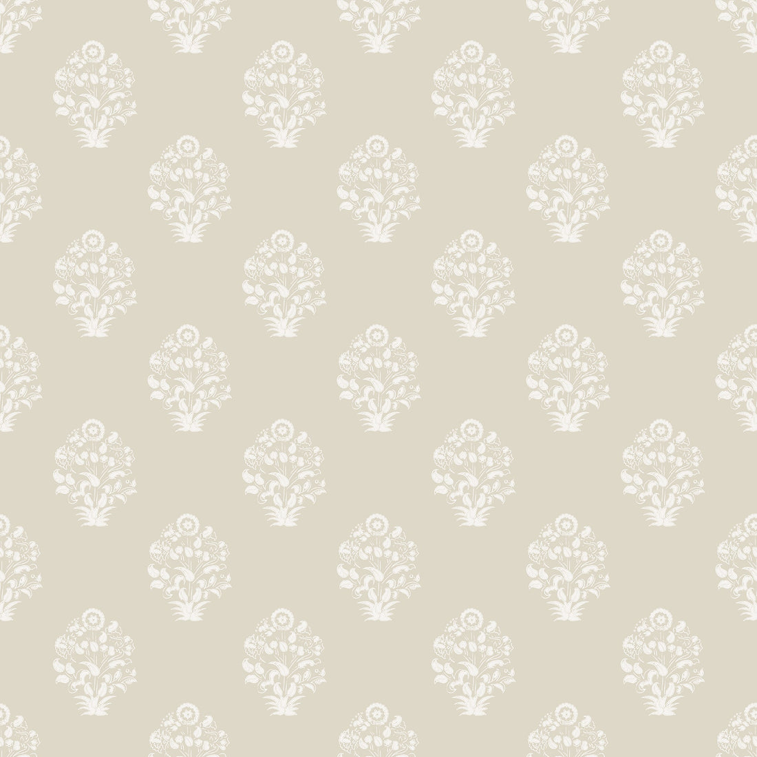 Afton Block Print in Cream