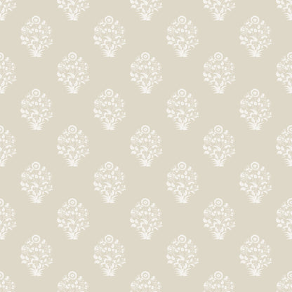 Afton Block Print in Cream
