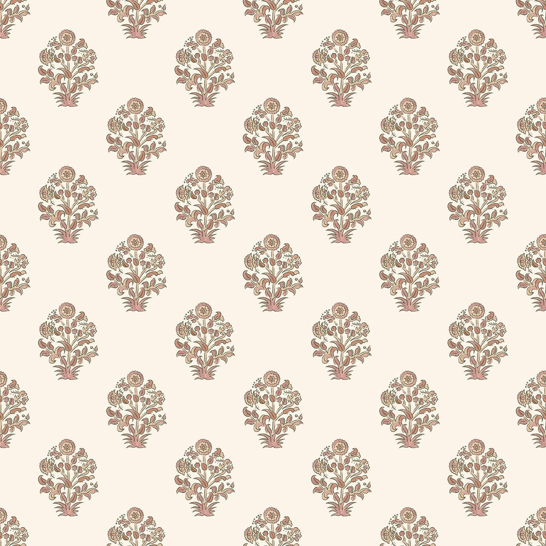 Afton Block Print in Mauve