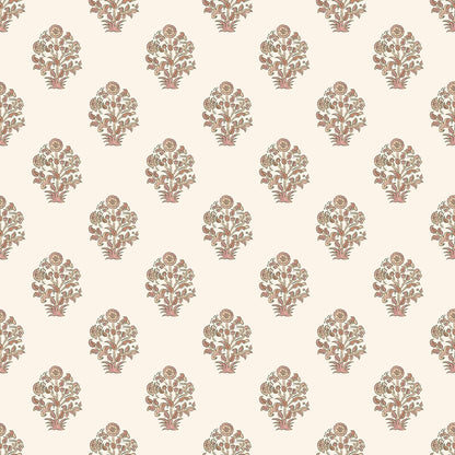Afton Block Print in Mauve