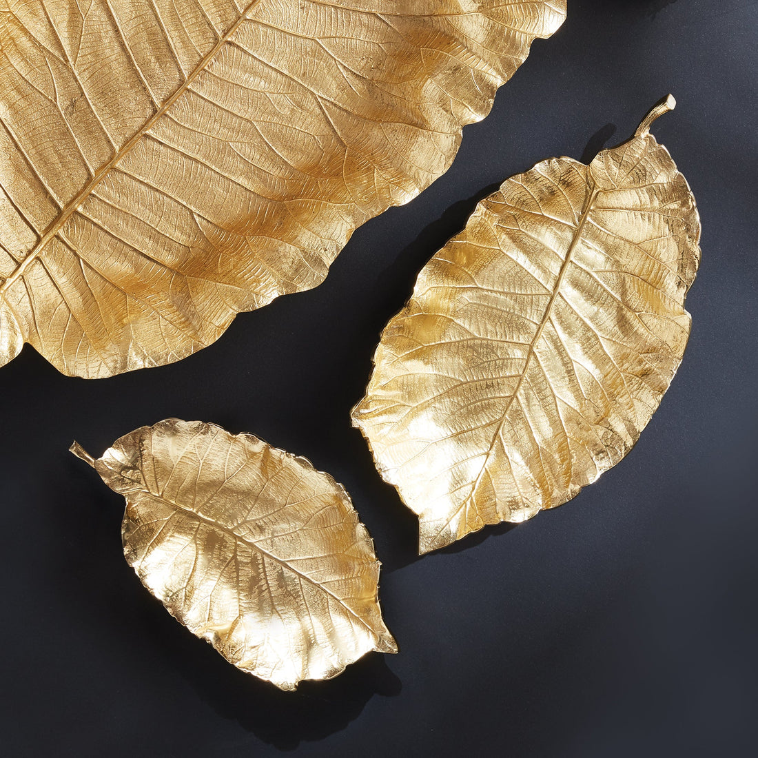 ALEGRA LEAF TRAYS, Set of 2